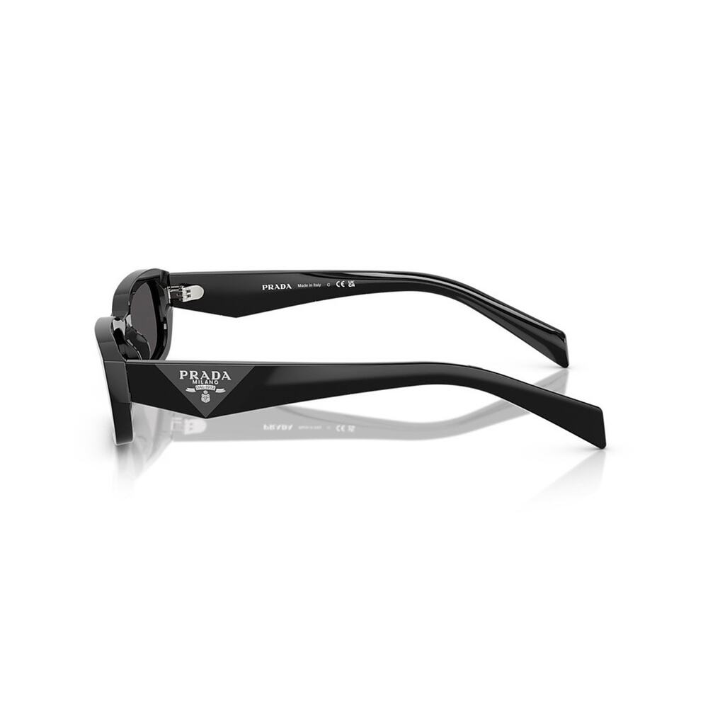 PRADA PR B06S 16K08Z Black Silver Dark Grey Sunglasses AUTHENTIC - Picture 5 of 7